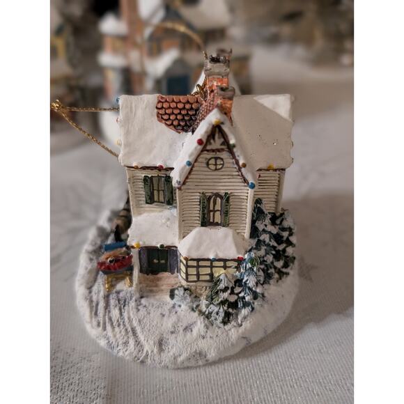 Thomas Kinkade Winter Memories Illuminated Ornament Collection 2000 – Lot of... - Picture 11 of 16